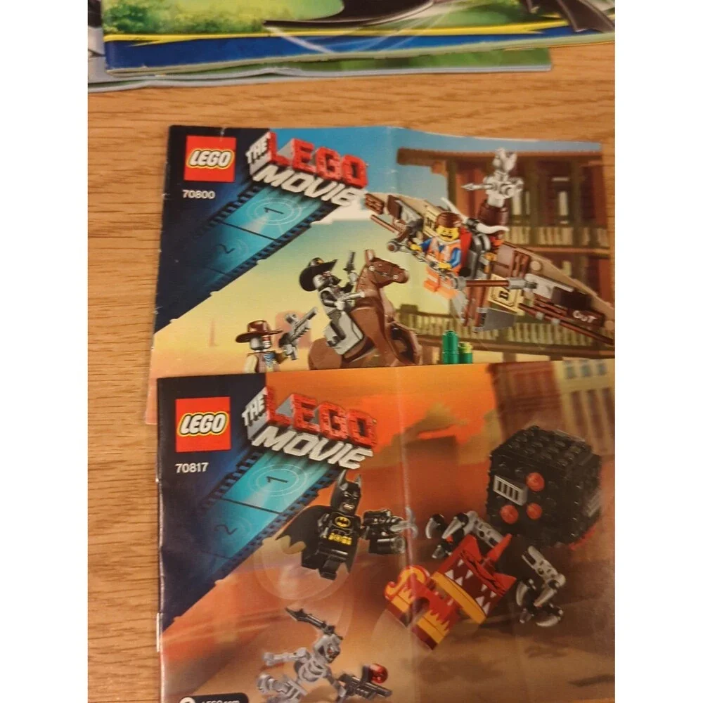 Lego Instruction Manuals Lot of 10 Instruction Book Mixels Movie Chima Star War
